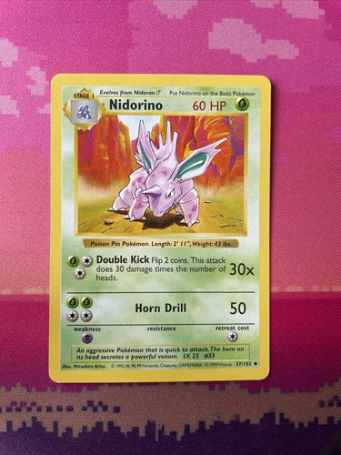 Pokemon card nidorino - pokemon,