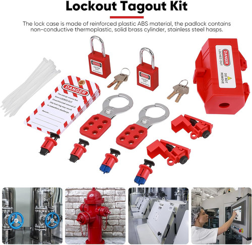 Lockout tagout kit - lockout,