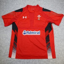 Wales Rugby Shirt Large Red