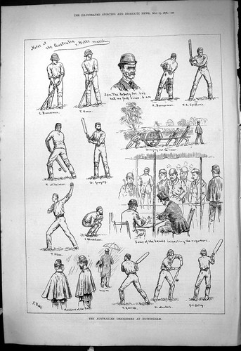 Old 1878 australian cricket - australian,