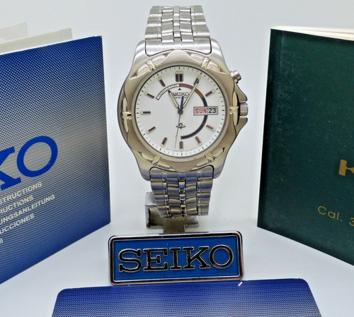 Seiko kinetic day - kinetic, day/date