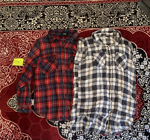 Joblot bundle flannel shirt - bundle, x2