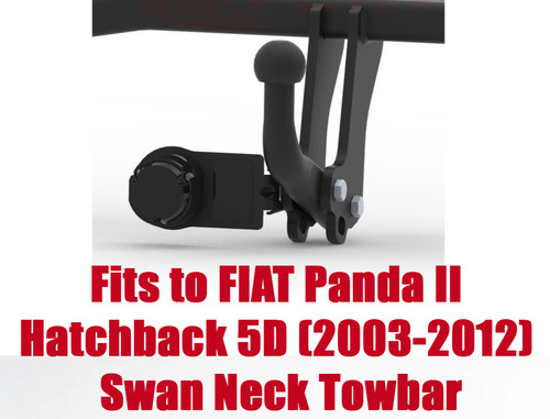Swan neck tow bar for - swan,