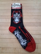 Death Kitty Crew Socks —