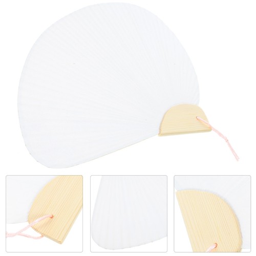 White paper fan handheld - paper,