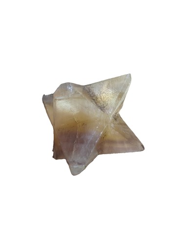 Yellow purple flourite merkaba - yellow/purple,