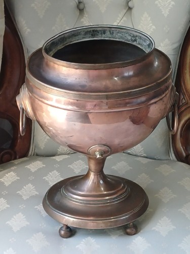 Vintage copper samovar made - vintage,