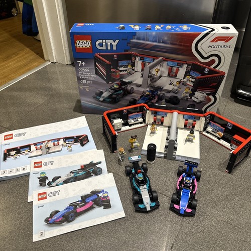 Lego city 60444 garage - city, f1