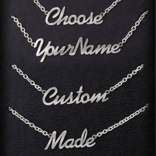Personalised name necklace - personalised,