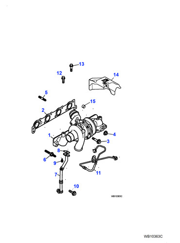 Jaguar exhaust manifold gasket - exhaust,