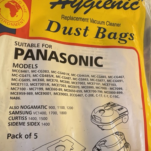 Pack panasonic vacuum - of, 5
