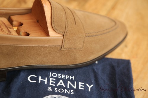Cheaney beige brown suede - cheaney,
