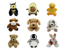 Microwaveable Small Soft Toy Hot/Cold Lavender Scented Wheat Filled Plush