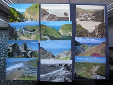 12 POSTCARDS OF TINTAGEL
