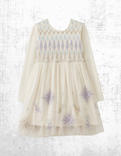 Hanna Andersson Girl’s Tulle Dress Disney Frozen Elsa Long Sleeve Frozen Anniver