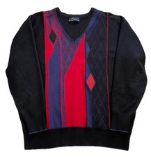 Gabicci Mens Wool Blend V-Neck