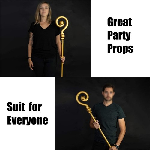 Plastic wizard staff - plastic, costume