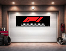 F1 Racing Banner Garage Wall