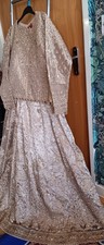 Gold Champagne Organza Silk