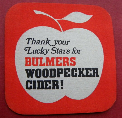 Bulmers cider beer mat - bulmers,