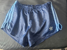 Adidas Shiny Nylon Shorts Vintage 80’S D5 MEDIUM Sprinter Satin Retro Glanz