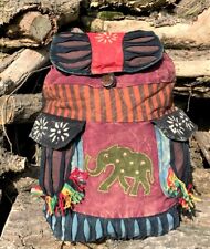 INDIE BOHO HIPPY BACKPACK BAG HIPPIE BEACH ELEPHANT SHOULDER FESTIVAL RUCKSACK