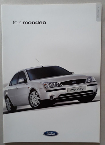 Ford mondeo brochure 2001 - brochure,