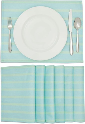 Blue green striped - blue, &
