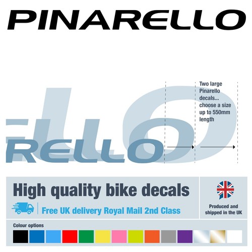Pinarello road bike - , decal
