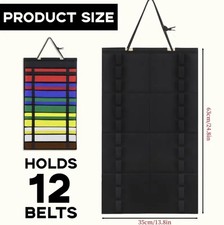 Martial Arts Belts Organizer Karate Belt Display Holder Taekwondo Belts Display.