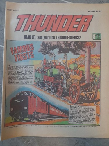 Thunder comic november - thunder,