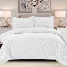 Velvet Quilted Bedspread Bed