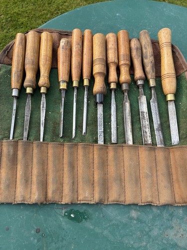 Vintage woodturning chisels - vintage,
