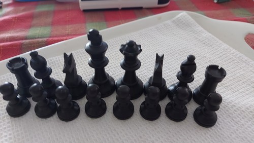 Antique chess set original - set, in
