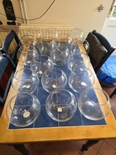 Bulk lot of 17 x Glass Fish Bowls Centre piece ex wedding business stock