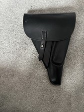WW2 German Walther P38 Black Leather Pouch Replica