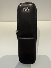 Visconti Black Leather Zipped