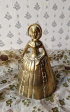 Vintage Brass Crinoline Lady