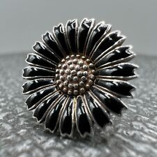 STORY Genuine Kranz & Ziegler Bracelet Charm- Silver Large Daisy