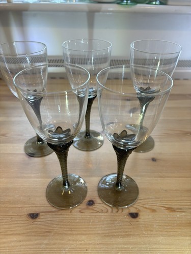 Vintage wine glasses - glasses., grey