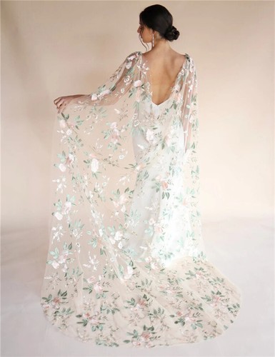 Wedding draped cape shawl - wedding,