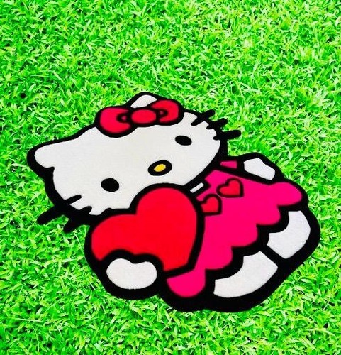 Hello kitty hand - hand, tufted