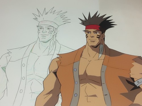 Street fighter animation - fighter, cel