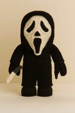 Ghostface Scream Halloween Horror Knitted Knitting DK Pattern Only 25cm