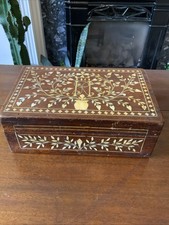 Antique Inlaid Wooden Hand