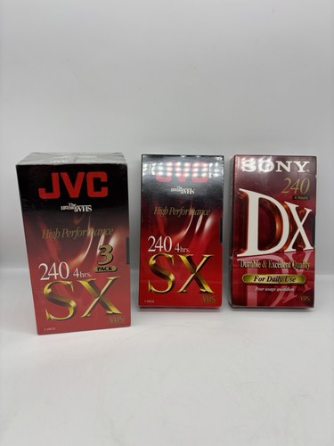Sealed vhs tapes 240 - 5x,