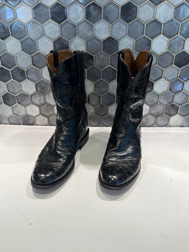 Lucchese handmade black - handmade,