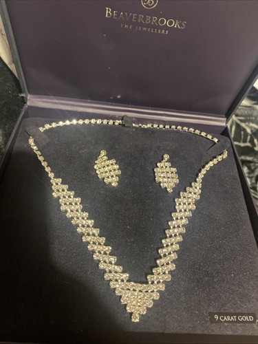 Necklace and matching earring - and,
