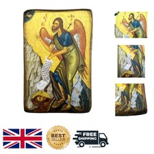 Elegant Solid Wood Icon of