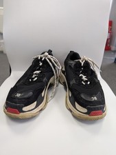 Balenciaga Black Faux Leather
